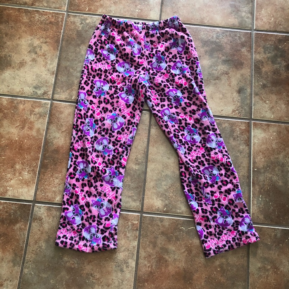 Fox fleece pajama pants size 10/12